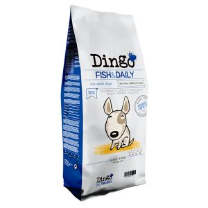 12 kg Dingo Fish & Daily koiranruoka, jossa on kalaa