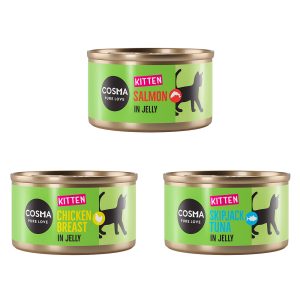 6x85g Cosma Original Kitten lajitelma kissan märkäruoka
