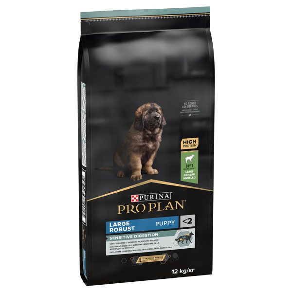 12kg Large Robust Puppy Sensitive Digestion Lamb Purina Pro Plan -koiranruoka