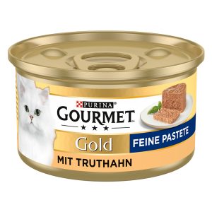 24x85g Gold Fine Pate kalkkuna & tonnikala Gourmet Kissanruoka