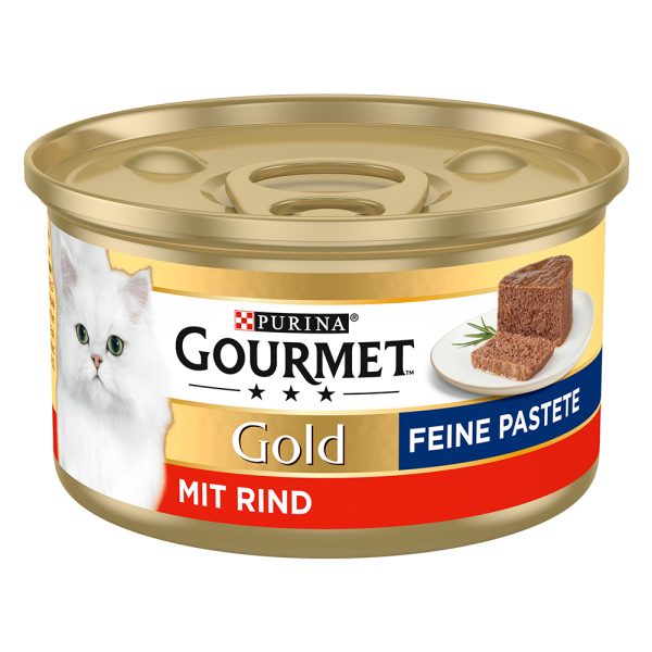12x85g Gold Fine Paté nauta Gourmet Kissanruoka