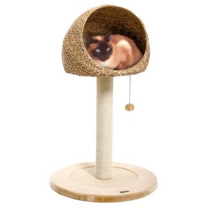 Banan Leaf -raapimispuu Little Hole beige