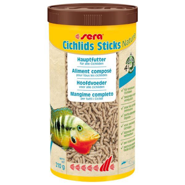 1 litra Cichlids Sticks Nature sera kalanruoka