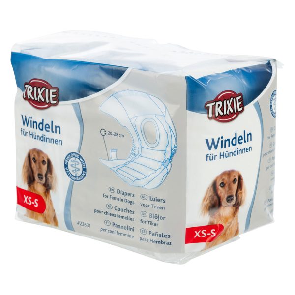 Trixie-narttusuojat XS–S: 20–28cm 12 kpl