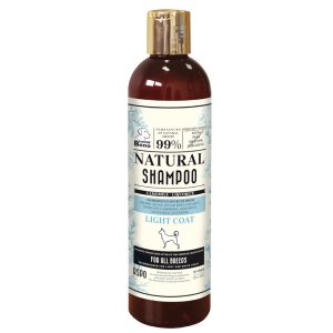 2x300ml Super Beno Natural Shampoo kevytkarvaiselle koiralle