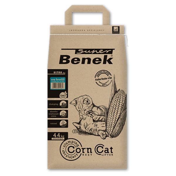7l Super Benek Corn Cat Ultra Sea Breeze kissan kuivike Super Benek Corn Cat Ultra Sea Breeze kissan kuivike