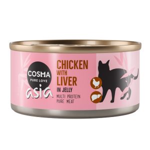 24x85g tonnikala ja kana hyytelössä Cosma Original kissanruoka