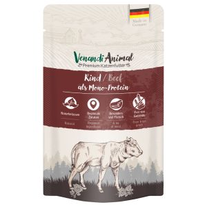 12x125g Venandi Animal Monoprotein Beef kissanruoka märkä