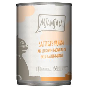 Economy Pack 24x400g MjAMjAM Juicy Chicken on Tasty Carrots kissanruoka märkä