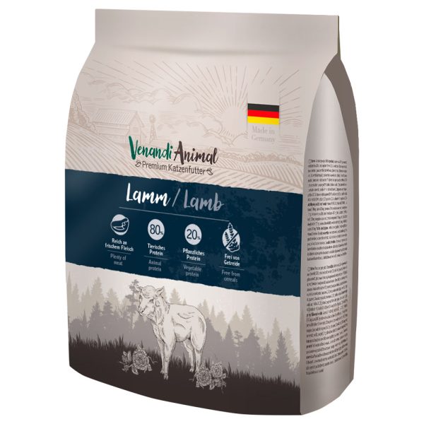 300g Venandi Animal Lamb kissanruoka kuivana