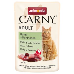 12x85g Pouch kana + kani Animonda Carny kissan märkäruoka