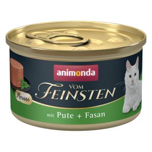 12x85g kalkkuna + fasaani Animonda Vom Feinsten Adult  -kissanruoka