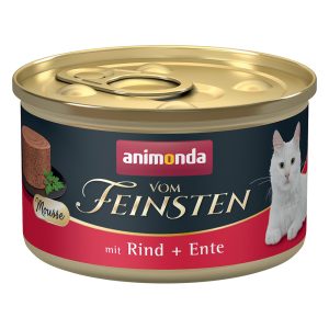 12x85g nauta + ankka Animonda Vom Feinsten Adult  -kissanruoka