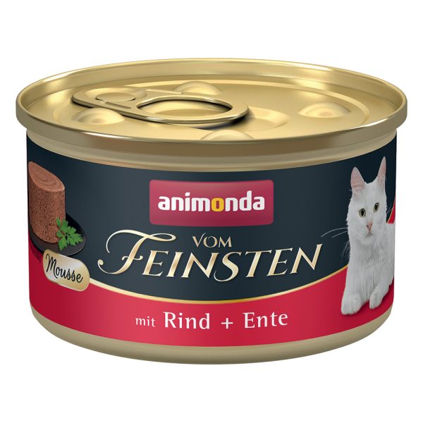 12x85g nauta + ankka Animonda Vom Feinsten Adult  -kissanruoka