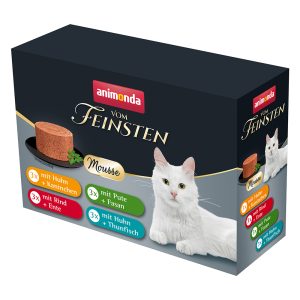 12x85g Adult Mousse -lajitelma (4 makua) Animonda Vom Feinsten -kissanruoka