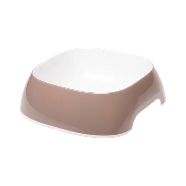 Ferplast Glam -ruokakuppi, ruskeanharmaa koko S: 400ml koira