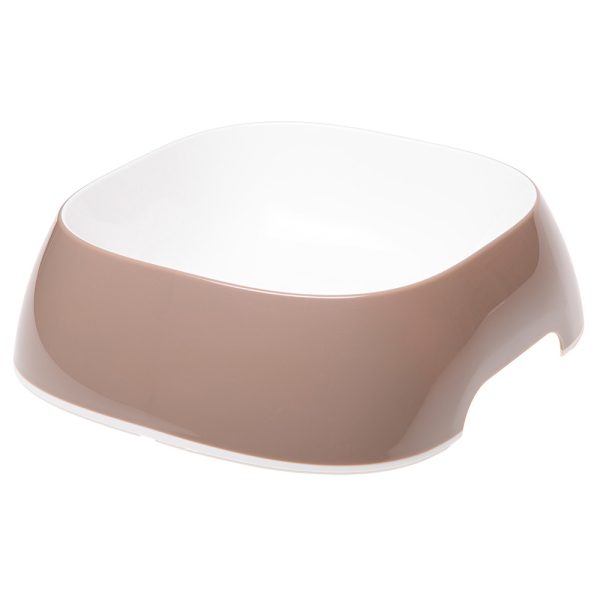 Ferplast Glam -ruokakuppi, ruskeanharmaa koko L: 1,2l koira