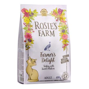 400g Adult kalkkuna & bataatti Rosie's Farm kissan kuivaruoka
