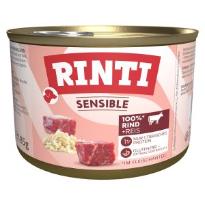 RINTI Sensible naudanliha & riisi koiranruoka