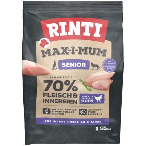 1kg Senior Chicken RINTI Max-i-mum koiranruoka