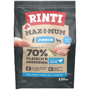 1kg Max-i-mum Junior Chicken RINTI koiranruoka