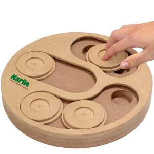 Doggy Brain Train 2in1 -aktivointilelu pienille koiraroduille Ø25 cm