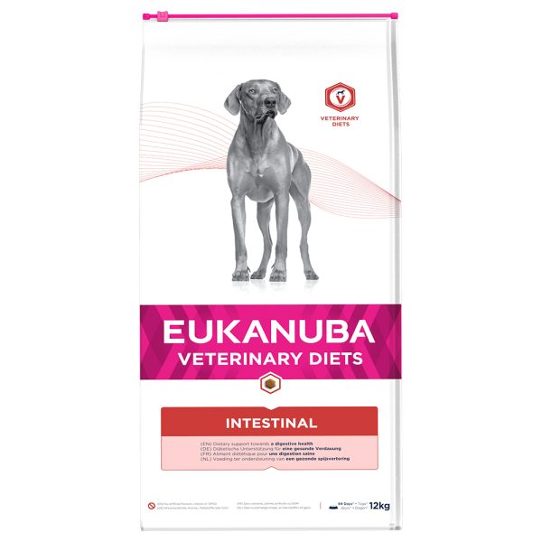 2 x 12 kg Eukanuba VETERINARY DIETS Adult Intestinal koiran kuivaruoka
