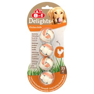 6x36g Delights purupallot XS: (24 kpl) 8in1 koiralle