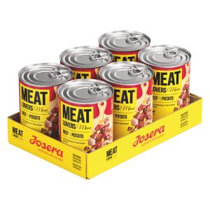 6x400g  nauta & peruna Josera Meatlovers Menü -koiranruoka