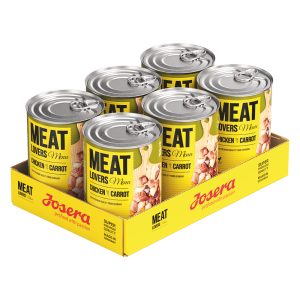 6x400g  kana & porkkana Josera Meatlovers Menü -koiranruoka