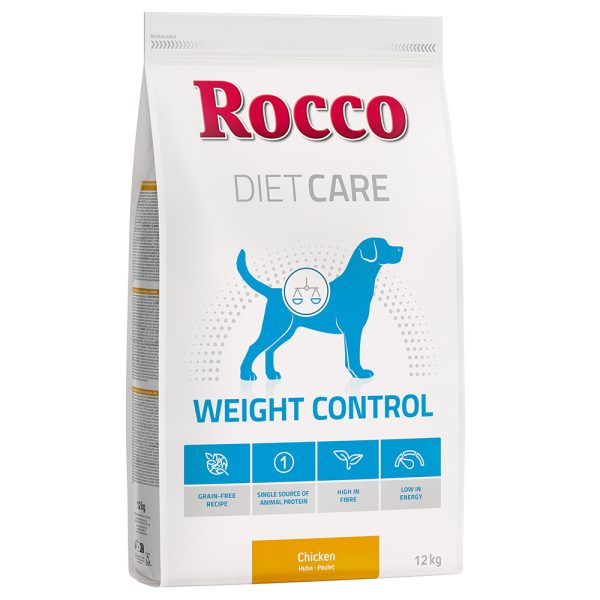 12kg Diet Care Weight Control kana Rocco koiran kuivaruoka