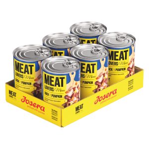 6x400g ankka & kurpitsa Josera Meatlovers Menü -koiranruoka