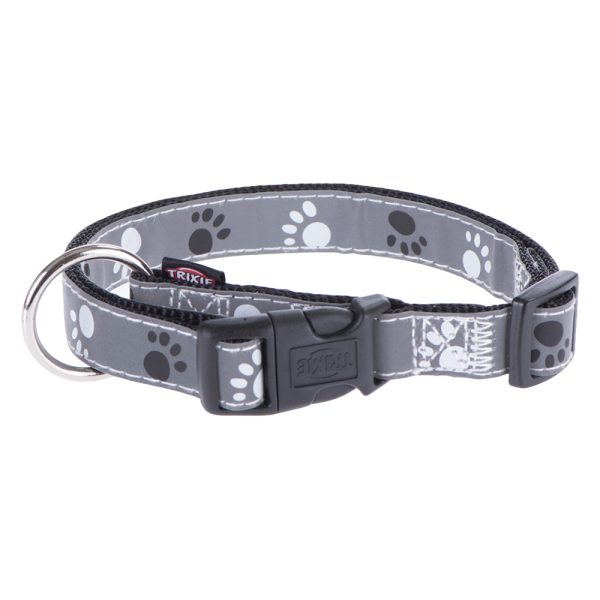 Silver Reflective Paws heijastinpanta M-L-koko Ø 35-55cm, 20mm Trixie