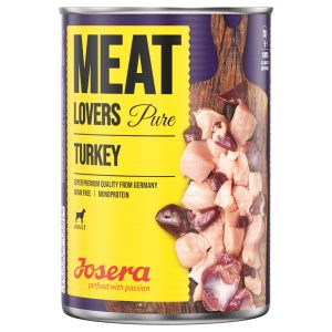 6x800g kalkkuna Josera Meatlovers Pure -koiranruoka