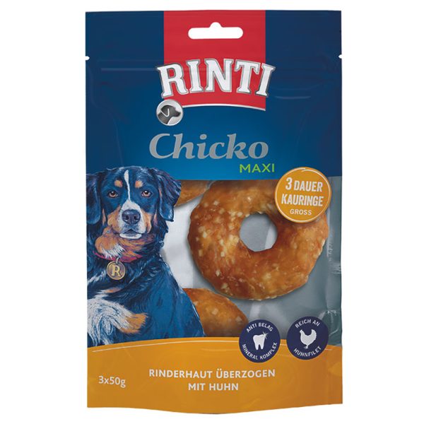 3x50g RINTI Chicko Dauer-pururengas suuri koiranherkku