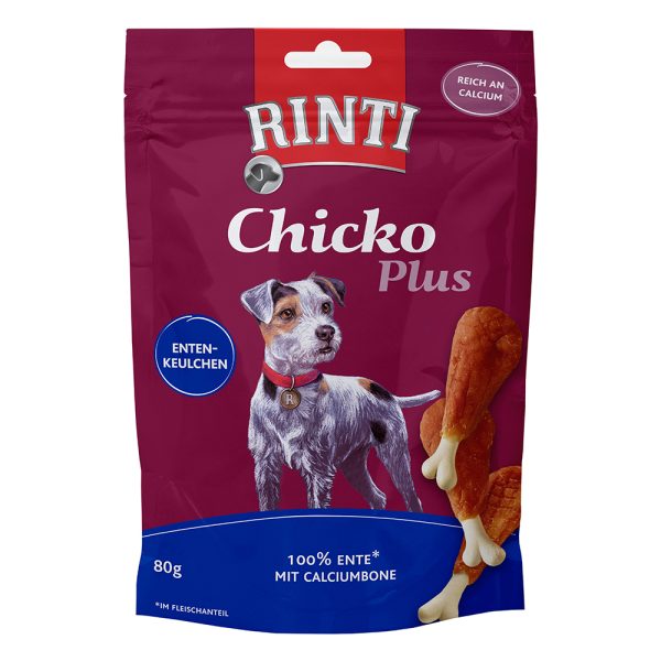 80g RINTI Chicko Plus -ankankoivet koiranherkku