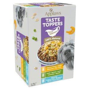 12x85g kokeilupakkaus kastikkeessa Applaws Taste Toppers koiralle