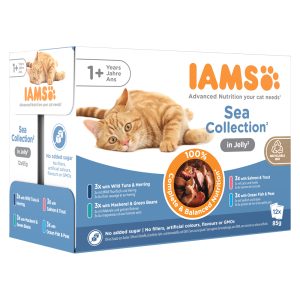 48x85g Delights Adult: Sea Mix in Jelly IAMS-kissanruoka