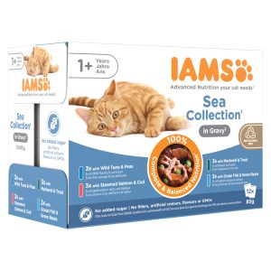 48x85g Delights Adult: Sea Mix in Sauce IAMS-kissanruoka