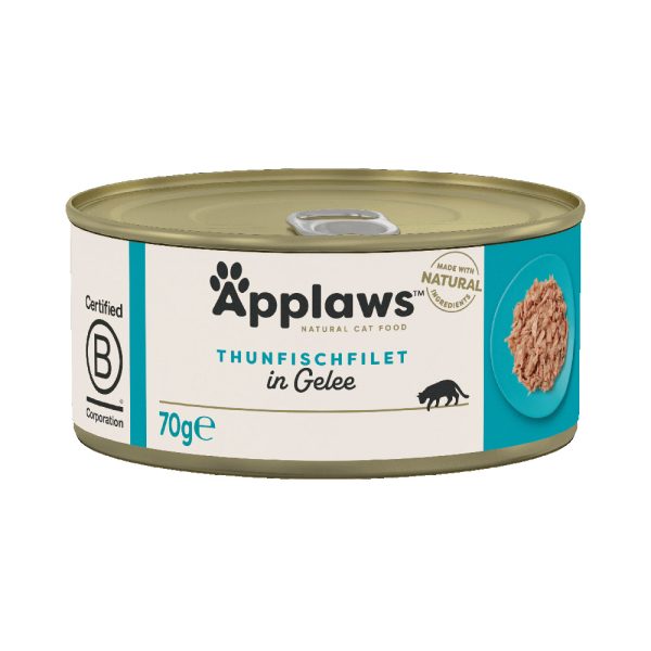 12x70g tonnikala in Jelly Applaws kissanruoka