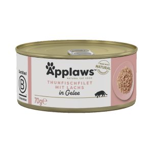 12x70g tonnikala & lohi in Jelly Applaws kissanruoka