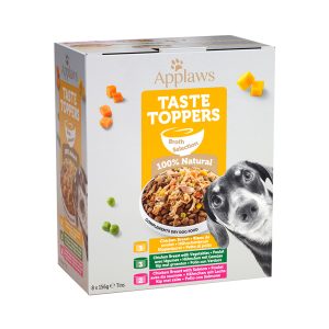 8x156g liemi kokeilupakkaus Applaws Taste Toppers koiralle