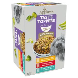 12x85g kokeilupakkaus liemessä Applaws Taste Toppers koiralle