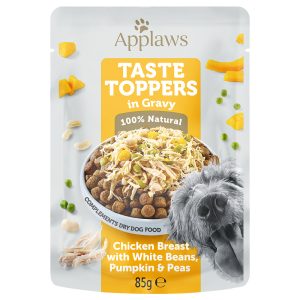 12x85g kana, herne, kurpitsa & valkoinen papu Applaws Taste Toppers kastikkeessa koiralle