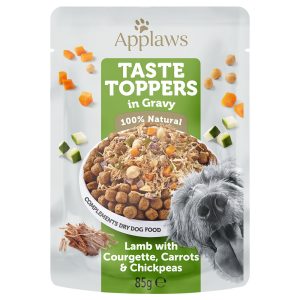 12x85g lammas, porkkana, kesäkurpitsa & kikherne Applaws Taste Toppers kastikkeessa koiralle