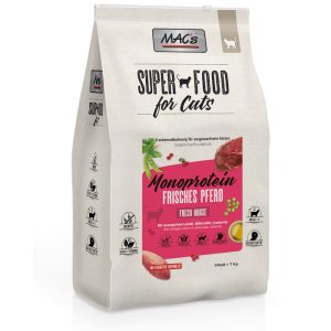 7kg Superfood for Cats Adult Monoprotein hevonen MAC's kuivaruoka