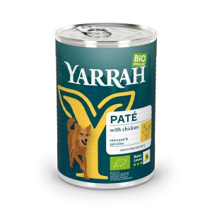 Yarrah Organic luomukanaa, luomumerilevää, luomuspirulinaa koiranruoka