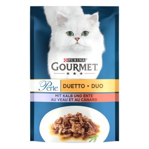 26x85g vasikka & ankka Gourmet Perle kissan märkäruoka