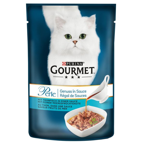 26x85g tonnikala Delicious Sauce Gourmet Perle kissanruoka