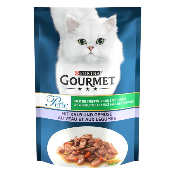 26x85g vasikka & kasvikset Gourmet Perle kissan märkäruoka